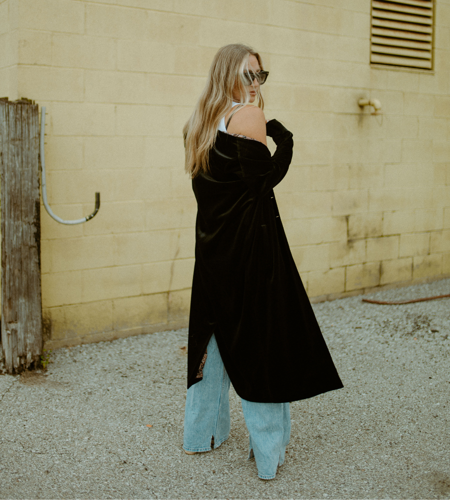 Velvet Duster Cardigan