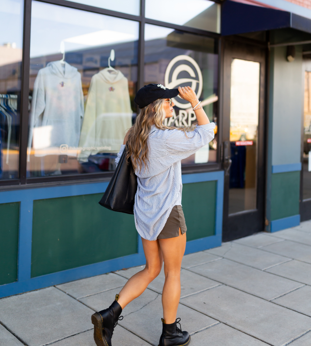 Striped Button-down Shirt
