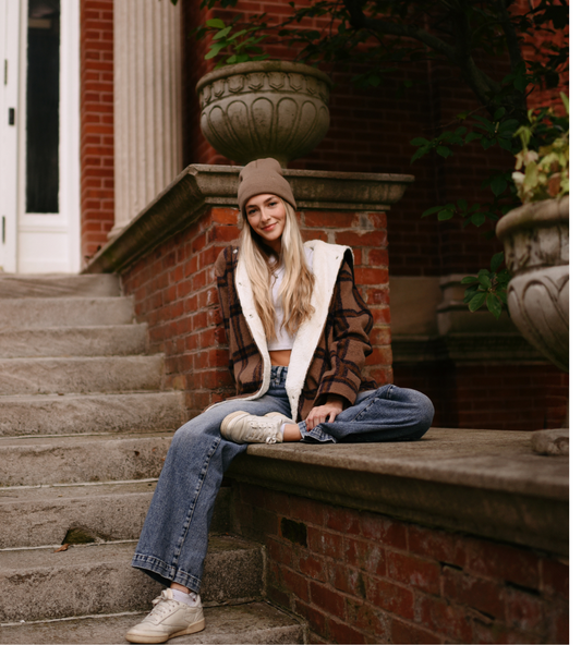 Brown Plaid Shacket