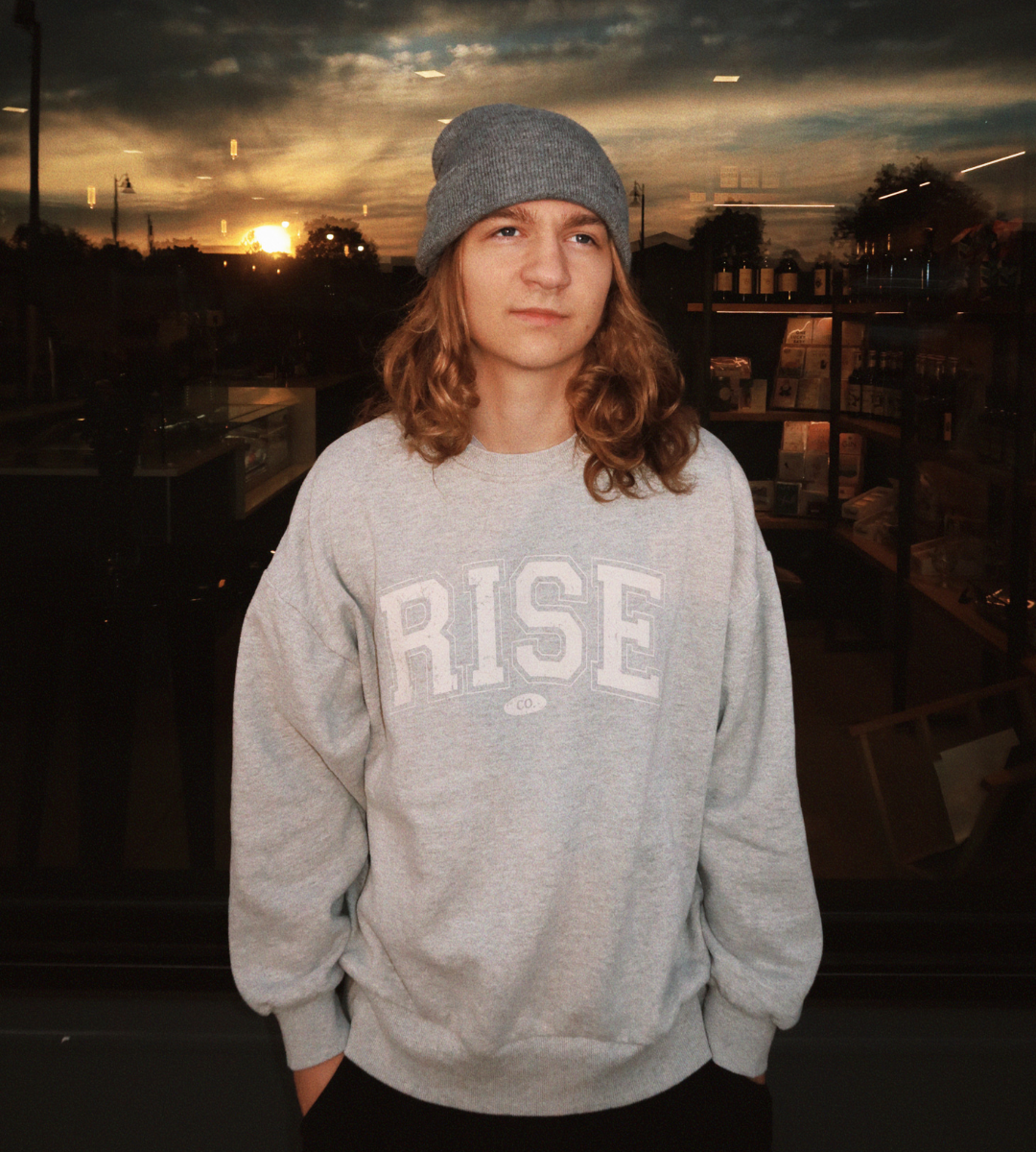 RISE Co. Sweatshirt (available in XL)