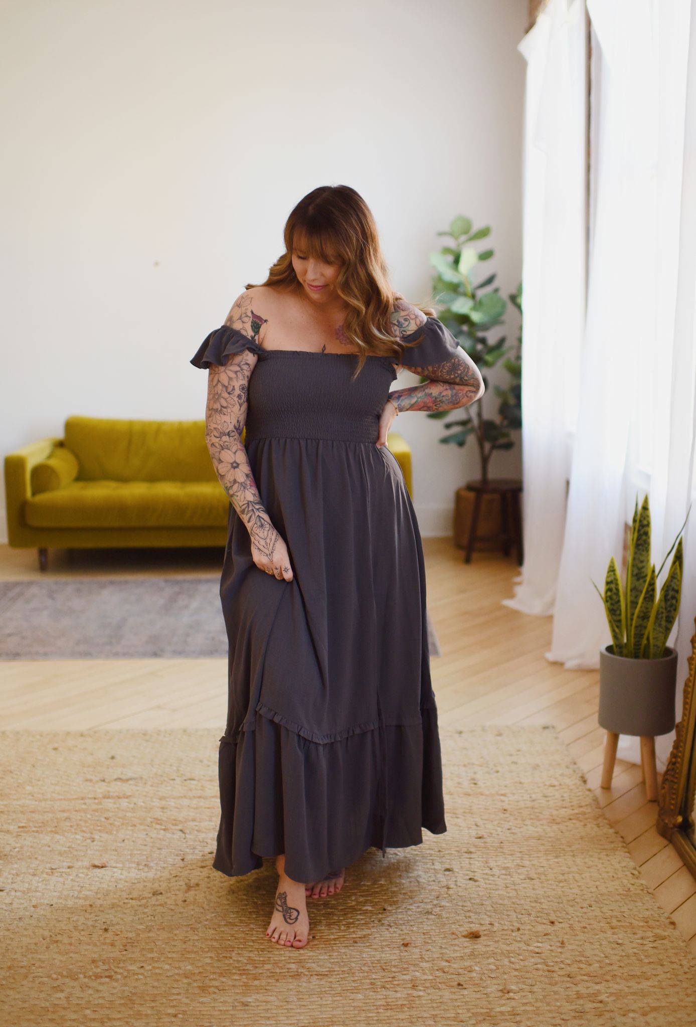 Golden Hour Maxi Dress (available in XL)