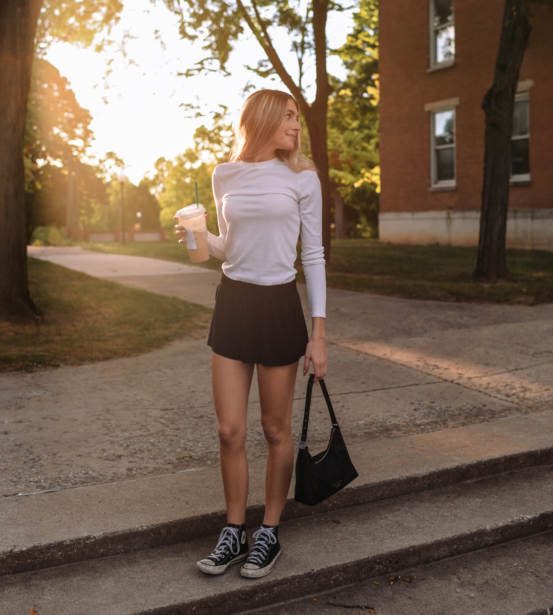 Ribbed Long Sleeved Tee