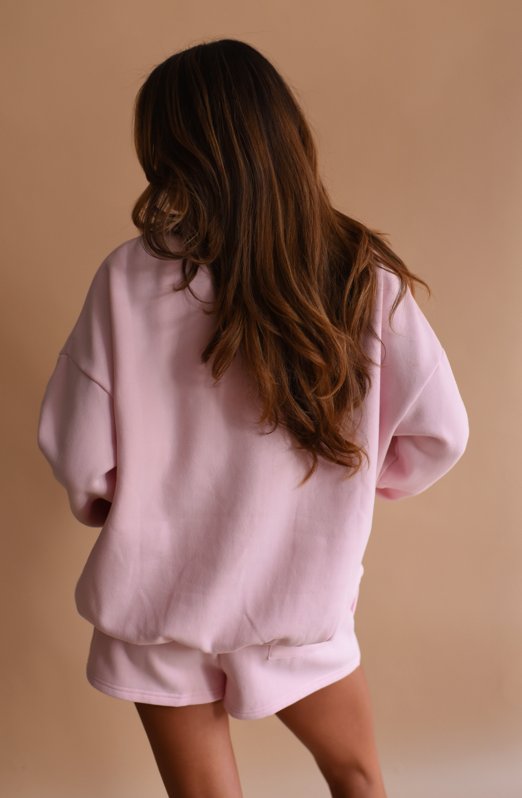 [Blush Pink] Summer Set Fleece Crewneck