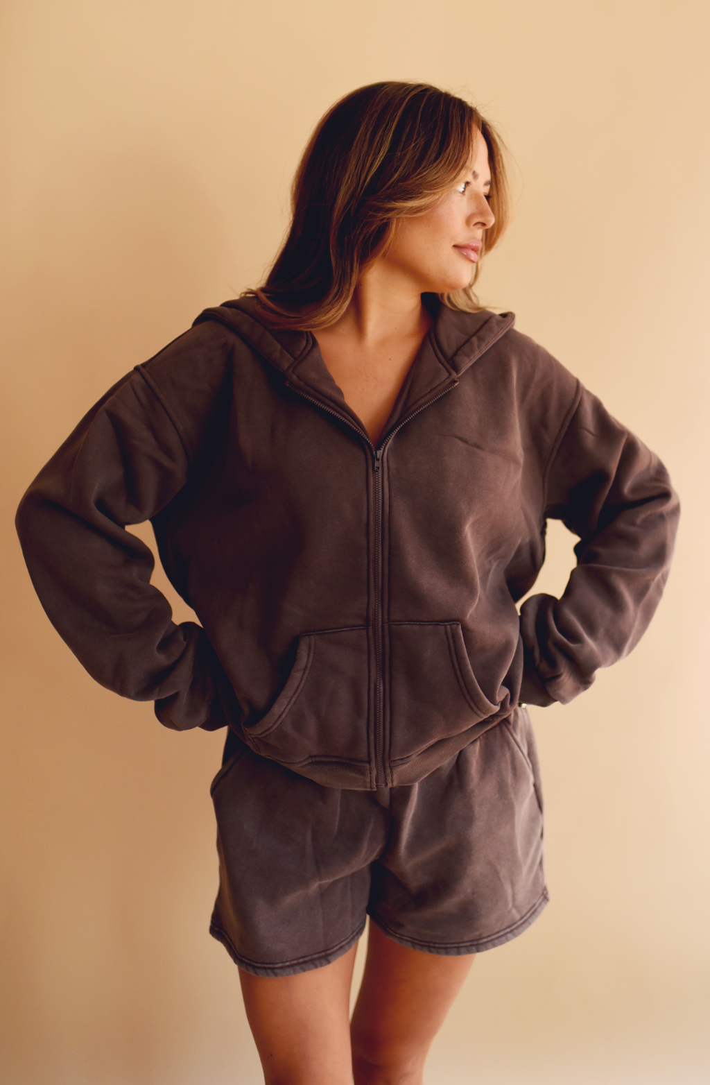 [NEW] Cocoa Fleece Sweat Shorts
