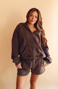 [NEW] Cocoa Fleece Zip-up Hoodie