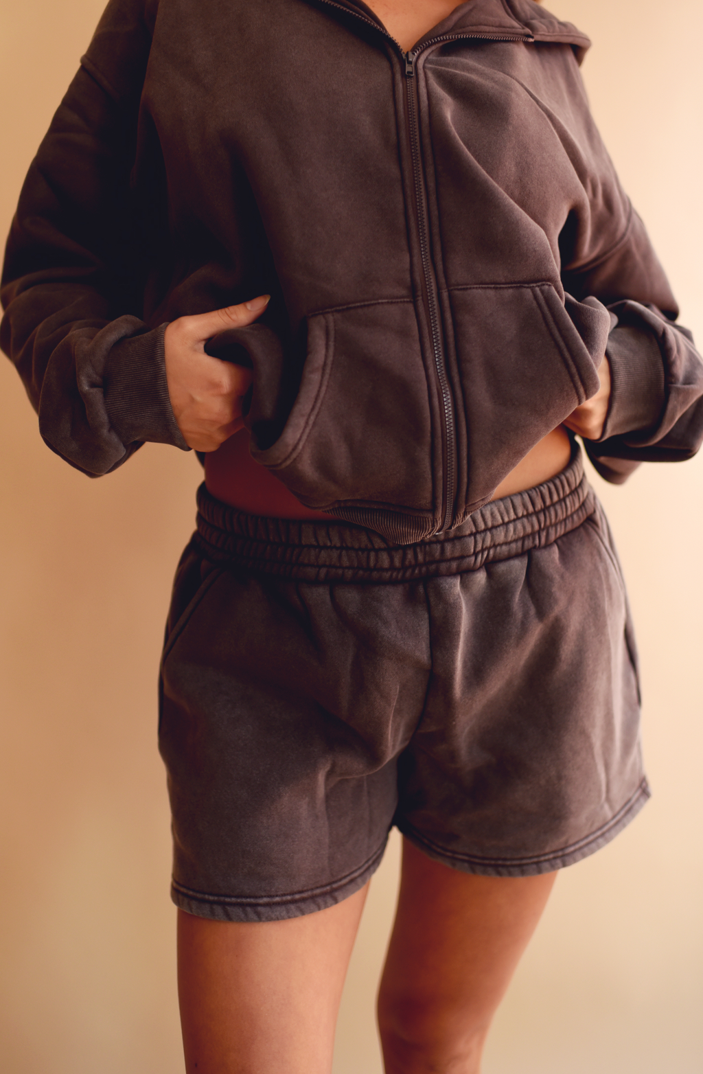 [NEW] Cocoa Fleece Sweat Shorts