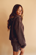 [NEW] Cocoa Fleece Sweat Shorts