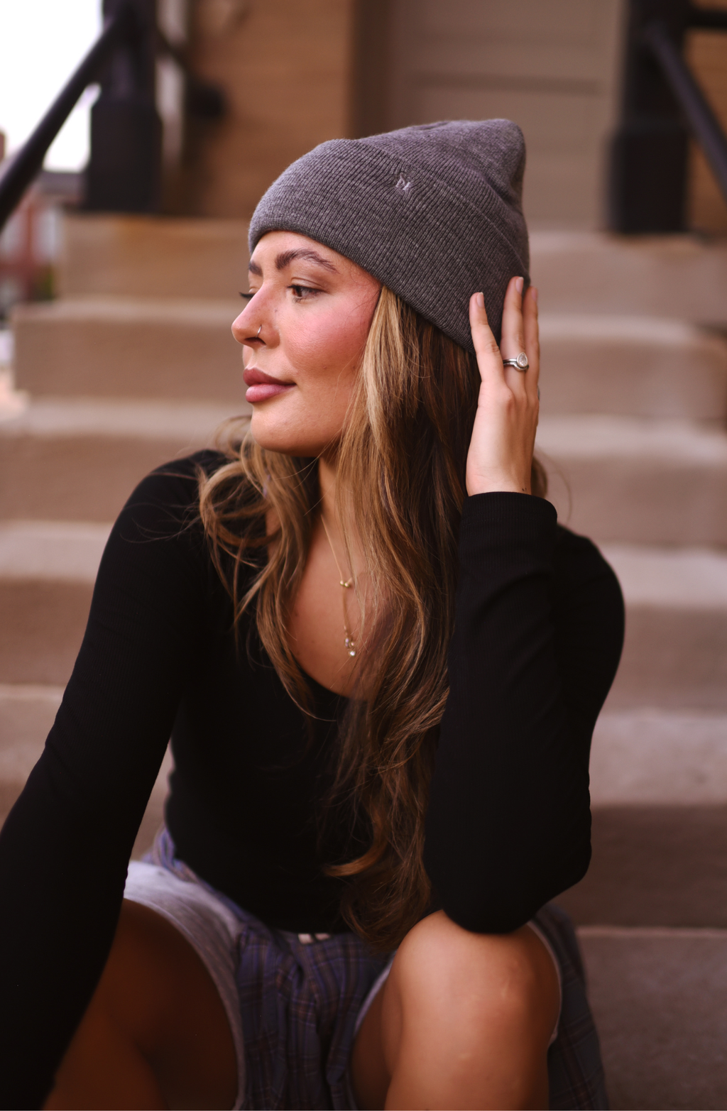 Signature Satin Lined Beanie