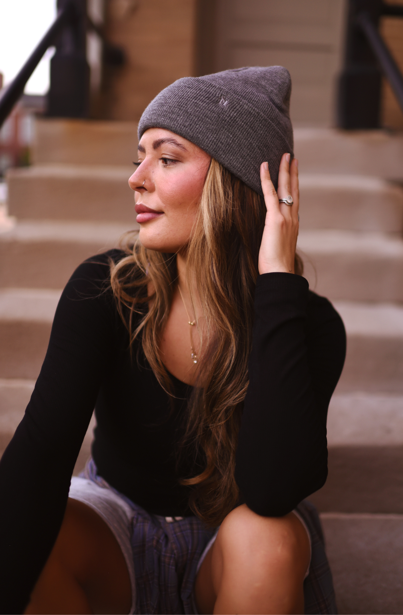 Signature Satin Lined Beanie