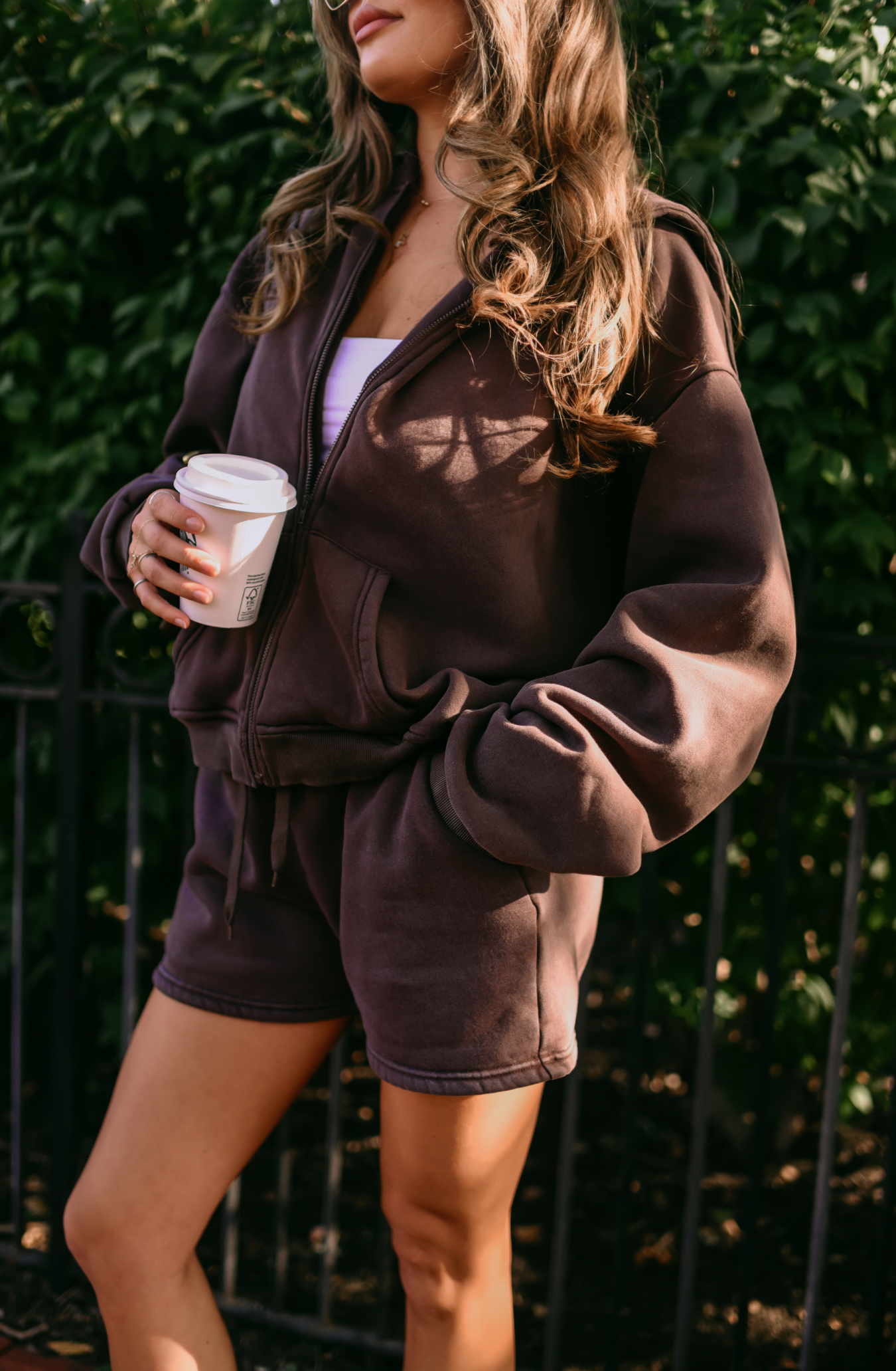 [NEW] Cocoa Fleece Sweat Shorts