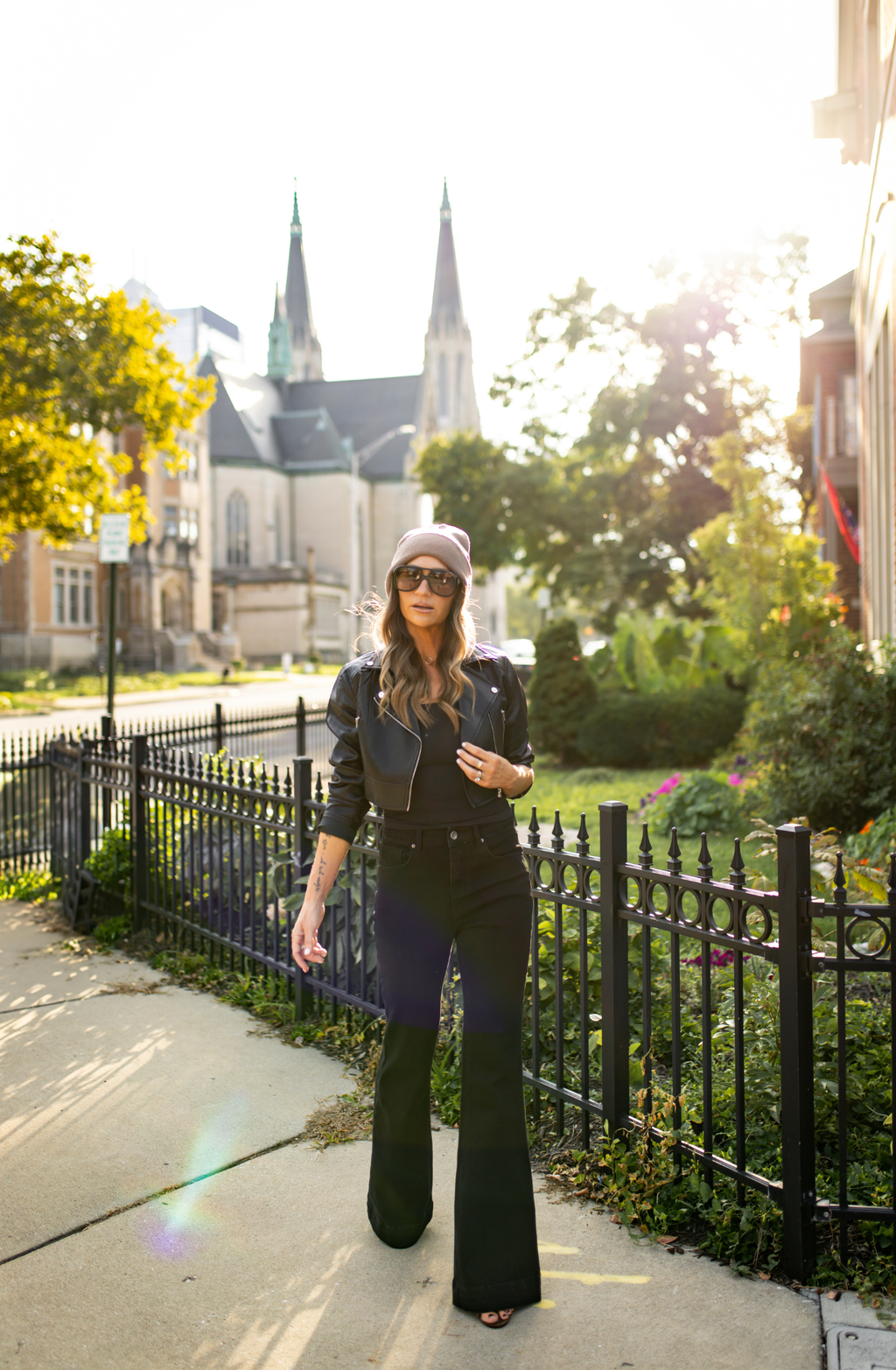 Ivy Flare Denim in Midnight
