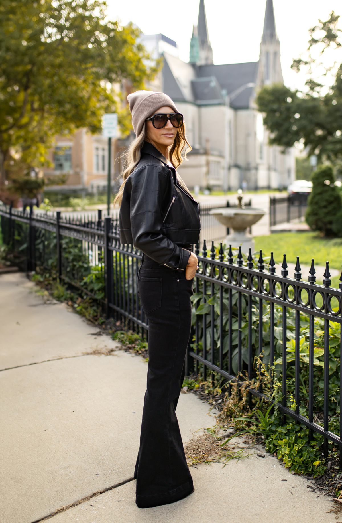 Ivy Flare Denim in Midnight