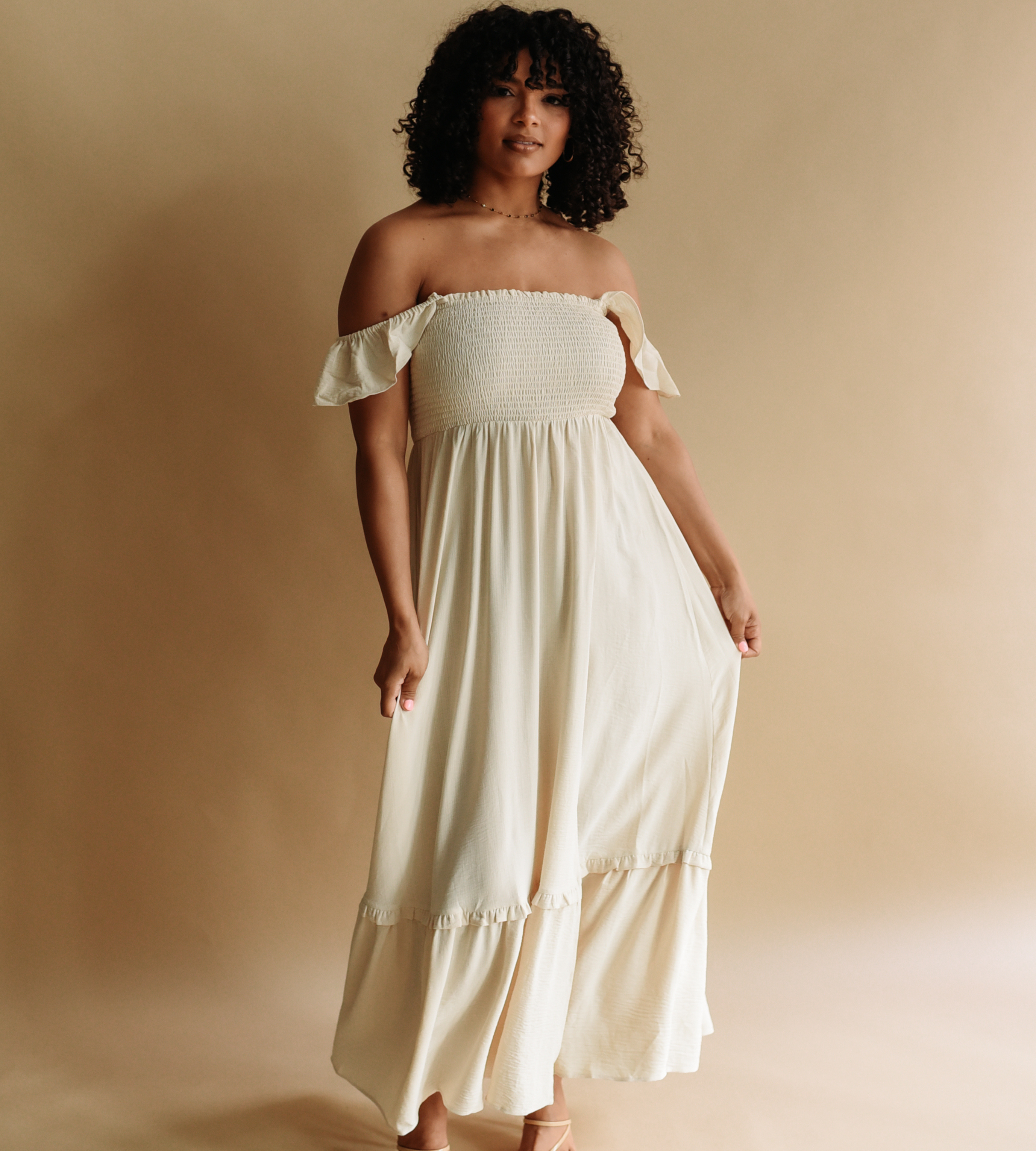Golden Hour Maxi Dress (available in XL)