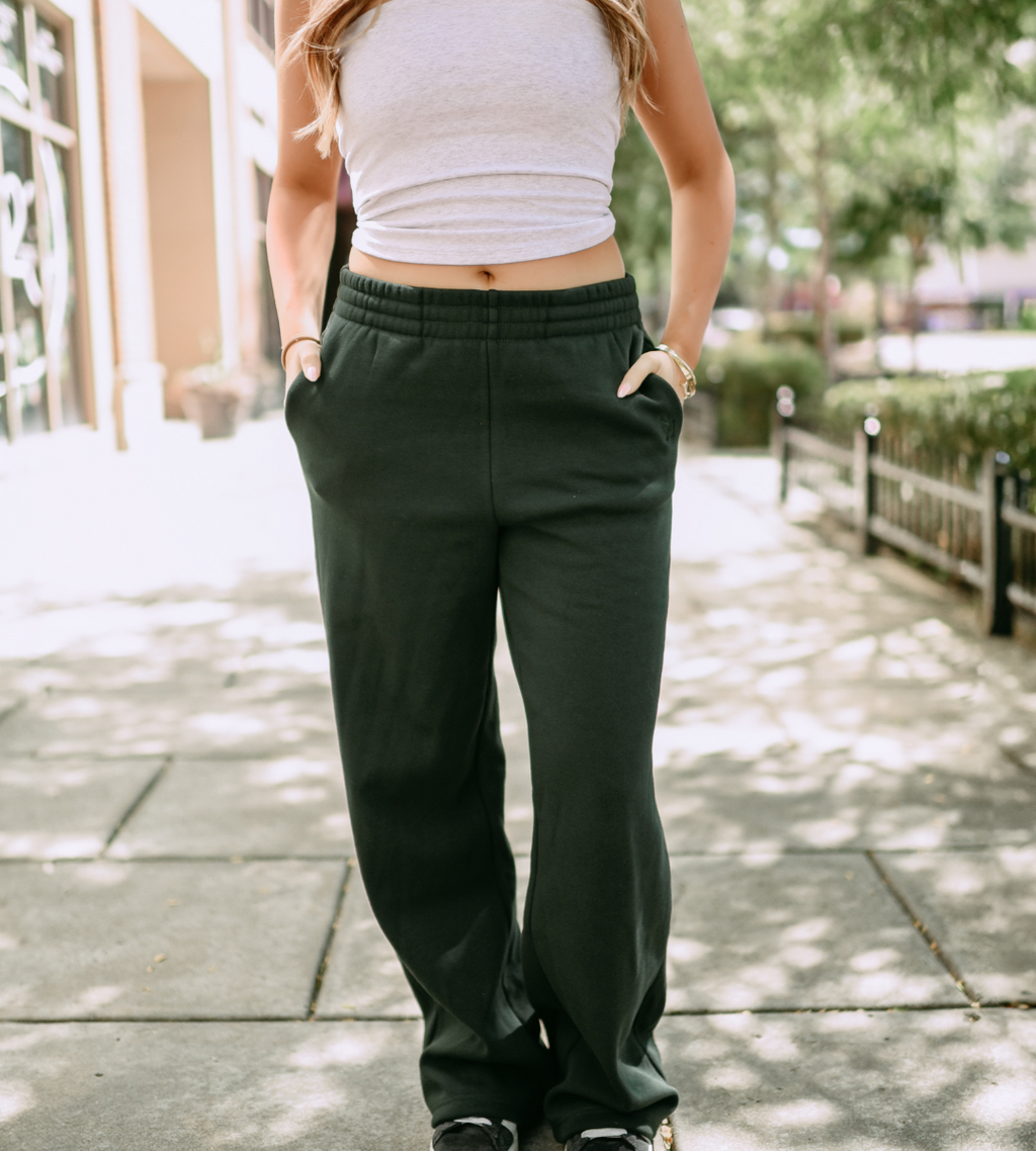 Signature Sweatpants in Hunter Green