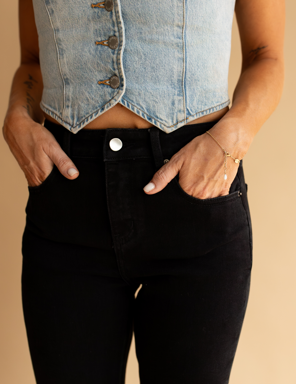 Ivy Flare Denim in Midnight