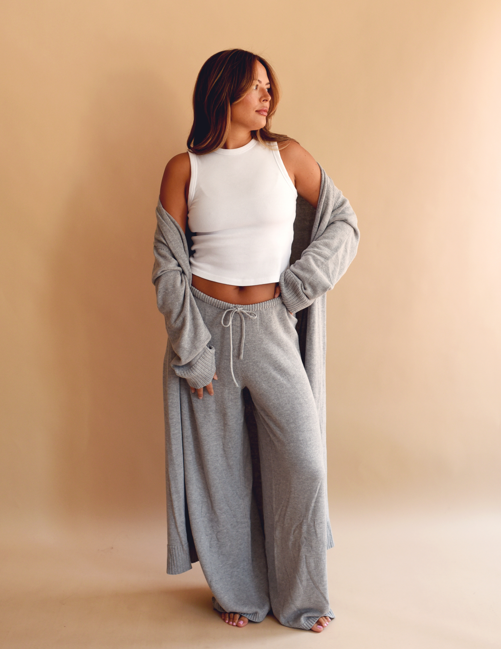 Slow Mornings Pants In Earl Grey