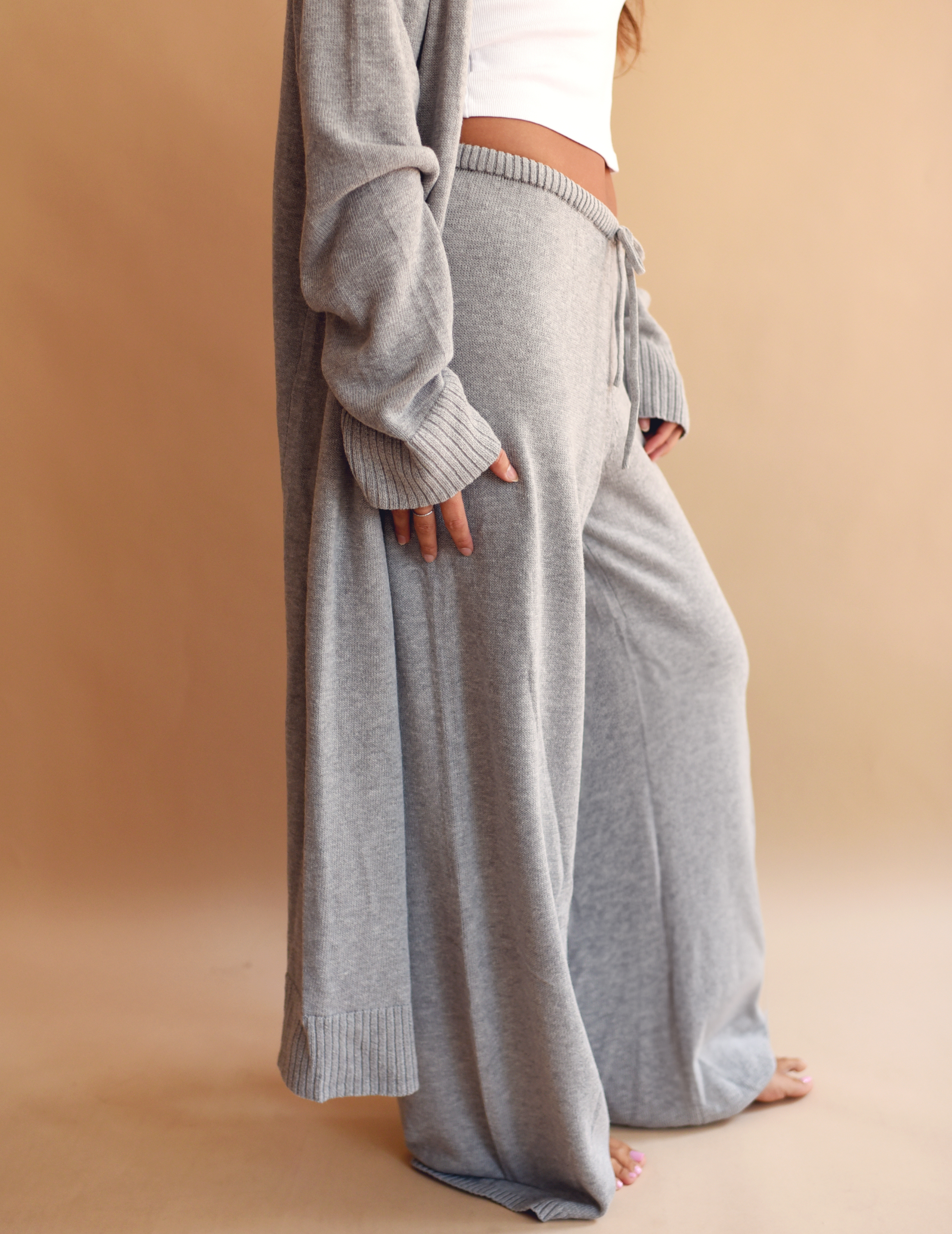 Slow Mornings Pants In Earl Grey