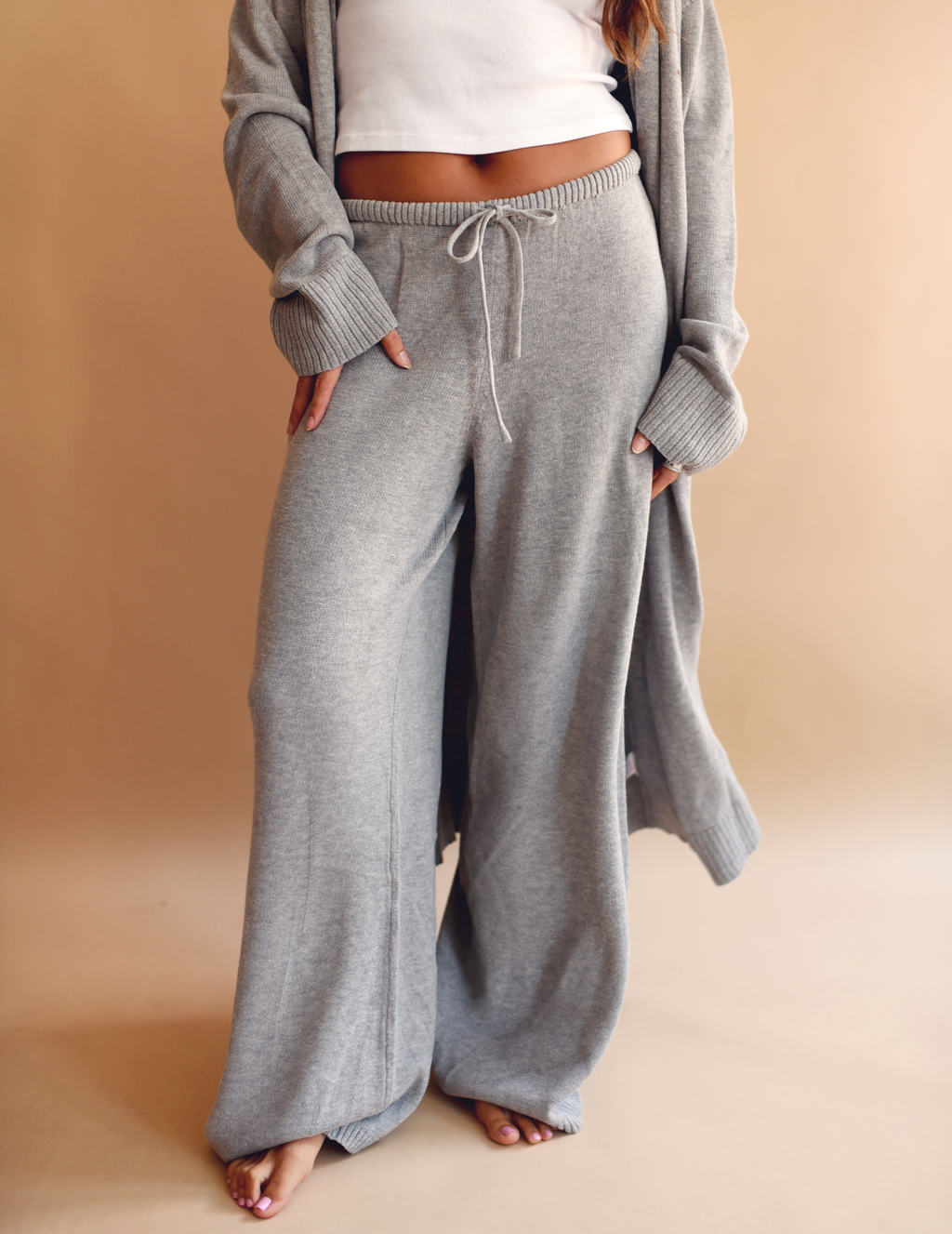 Slow Mornings Pants In Earl Grey