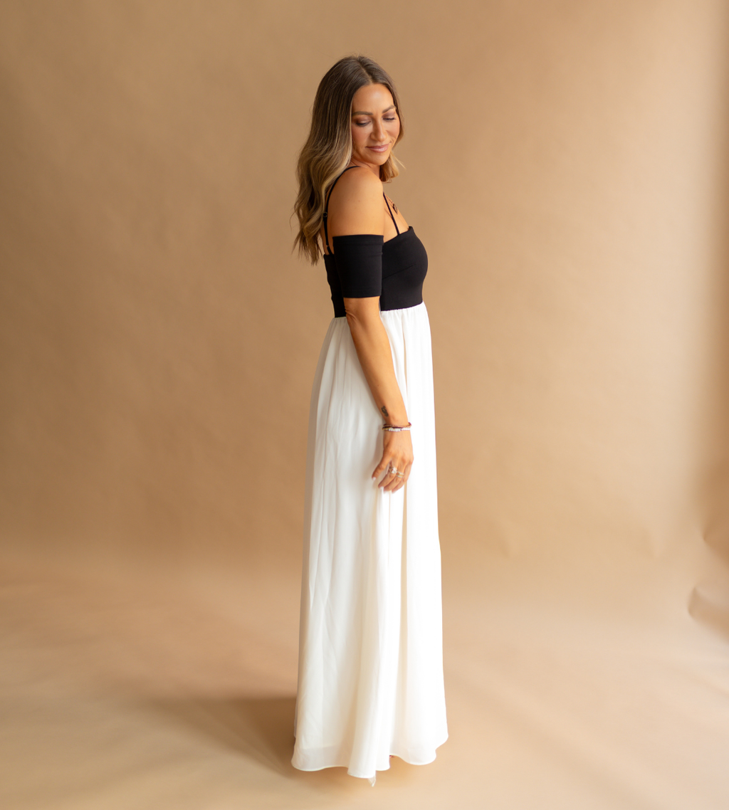 monroe maxi dress MORE TO COME Monroe Maxi Dress in Red Dot