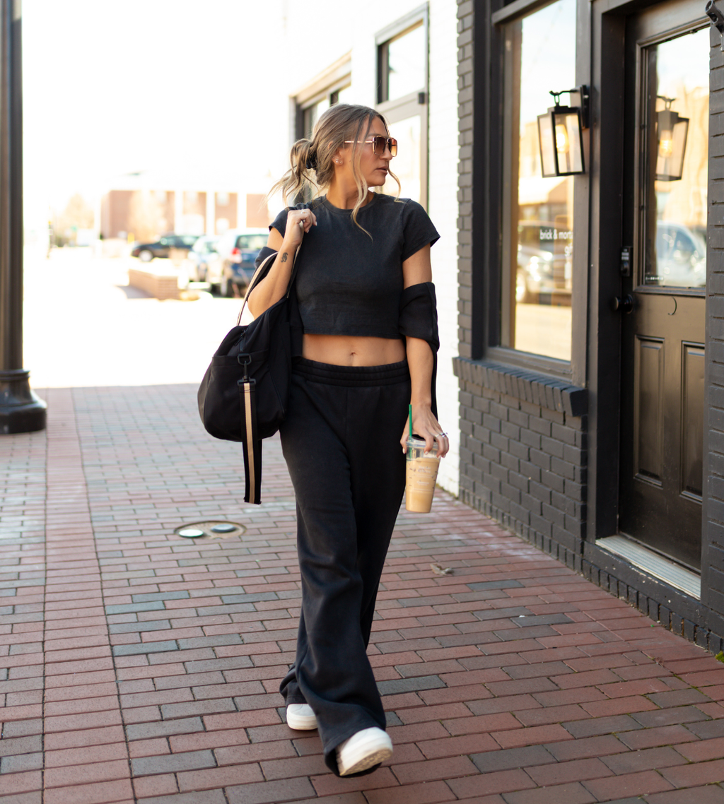 Off-Duty Straight Leg Fleece Sweatpant