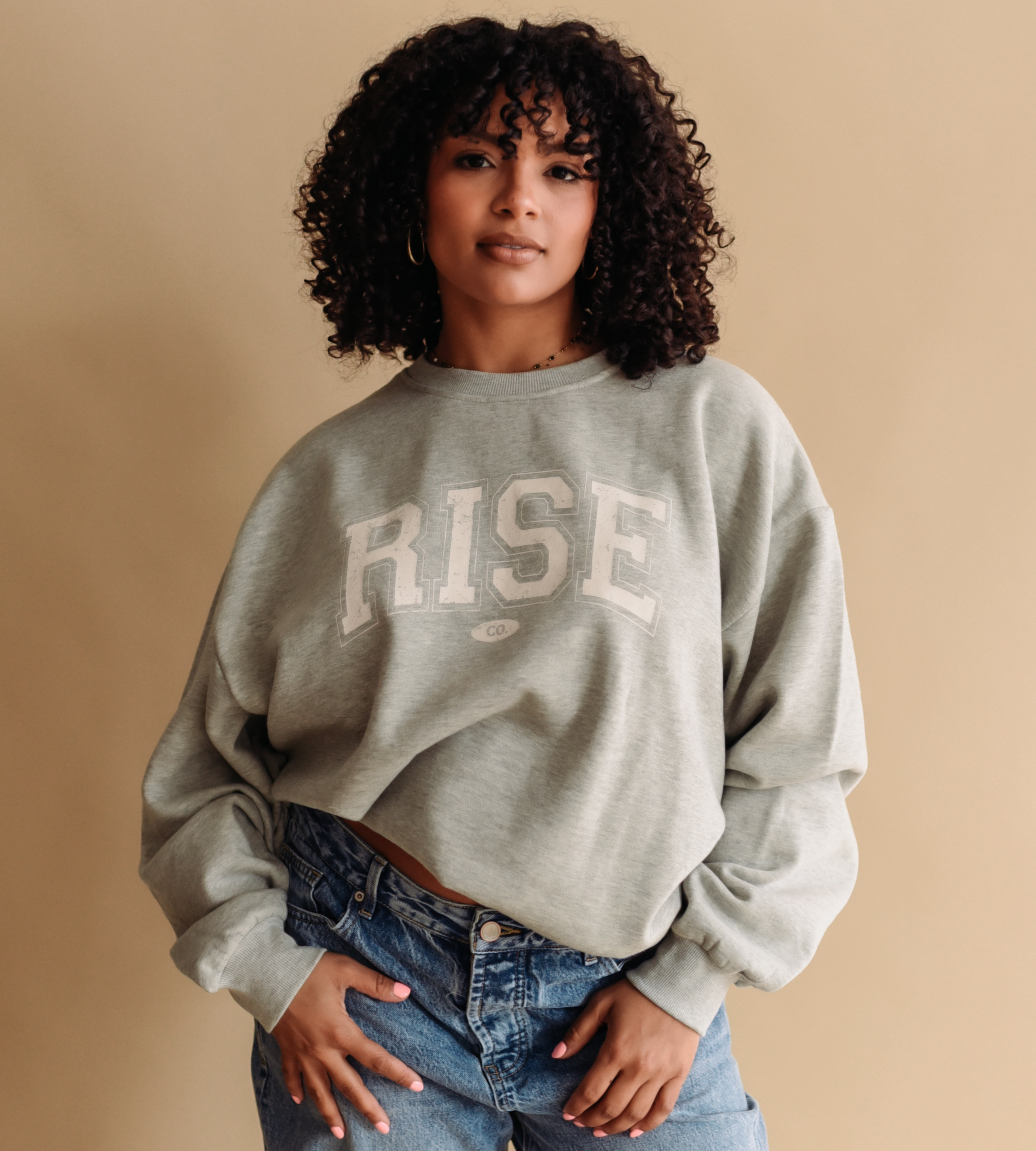 RISE Co. Sweatshirt (available in XL)