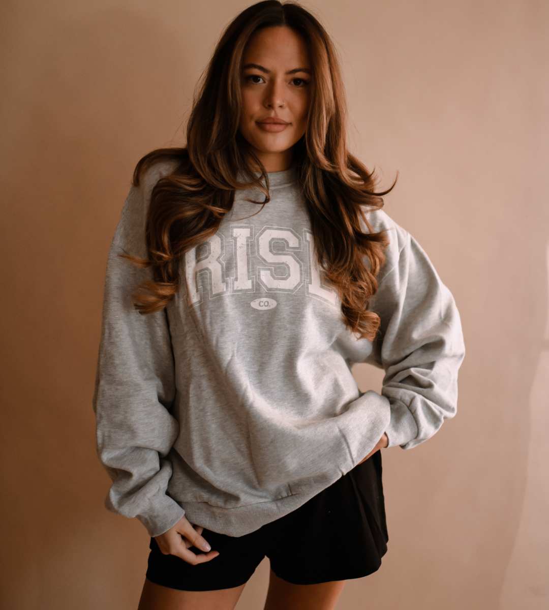 RISE Co. Sweatshirt (available in XL)