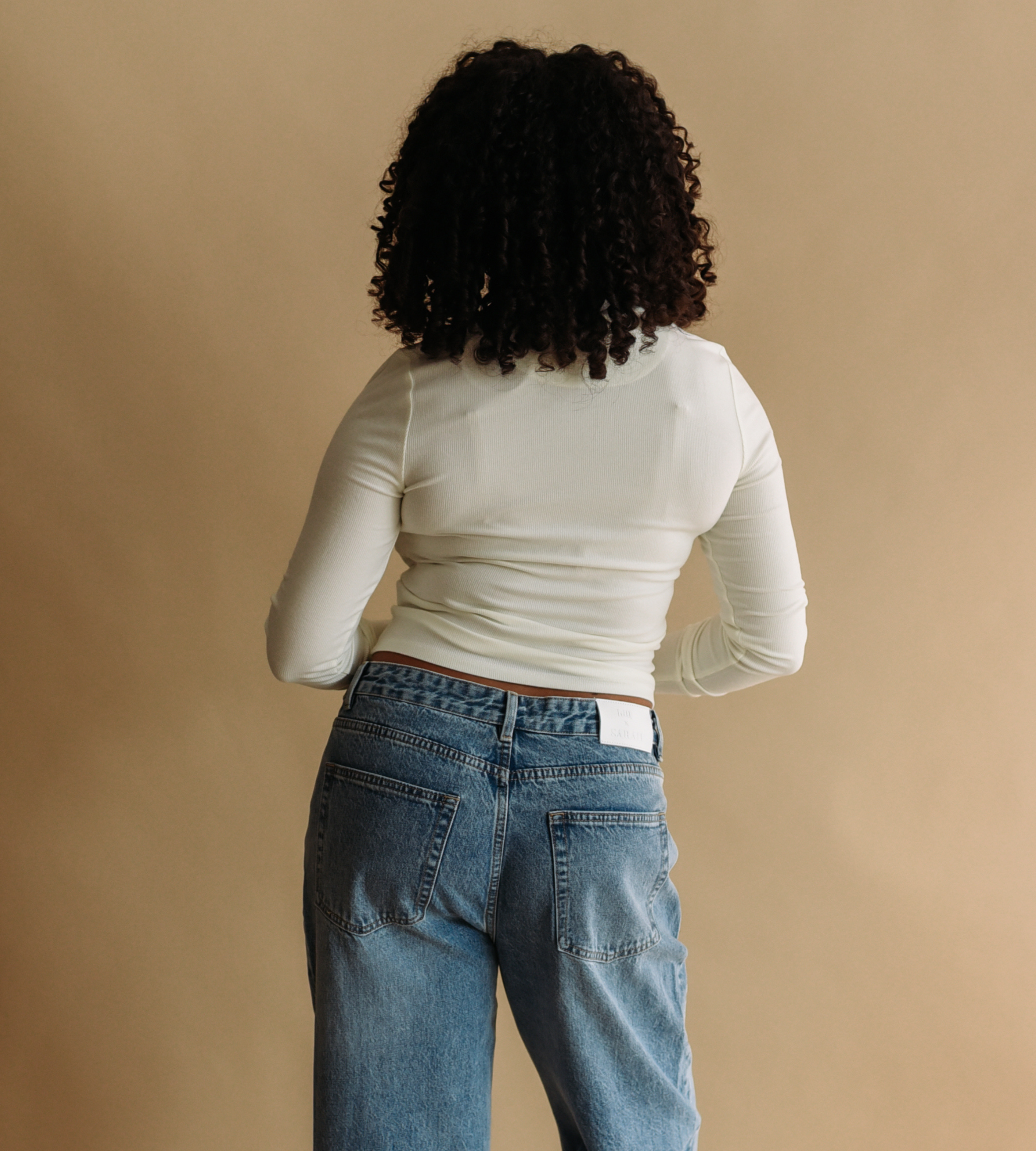 Ribbed Long Sleeved Tee (available in XL)