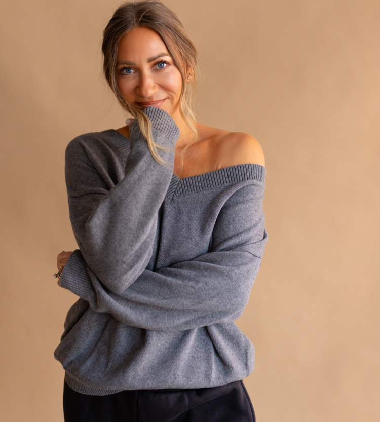 The Riley V-Neck Sweater
