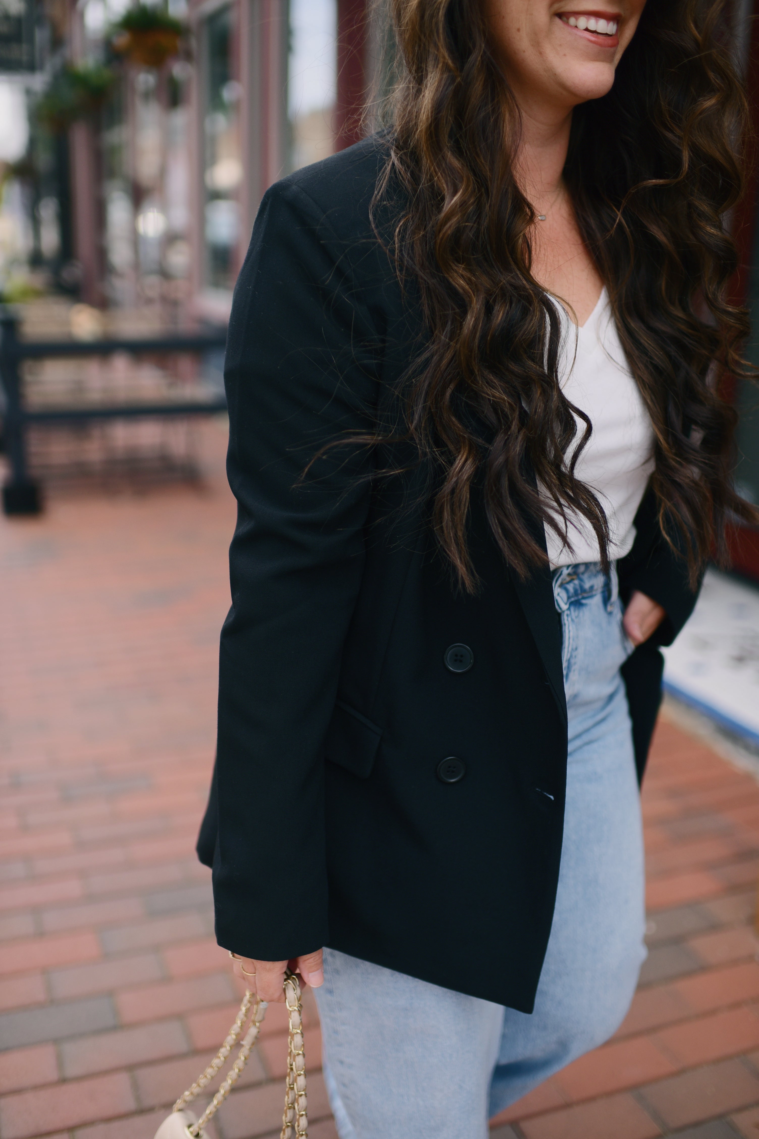 Essential Blazer in Black
