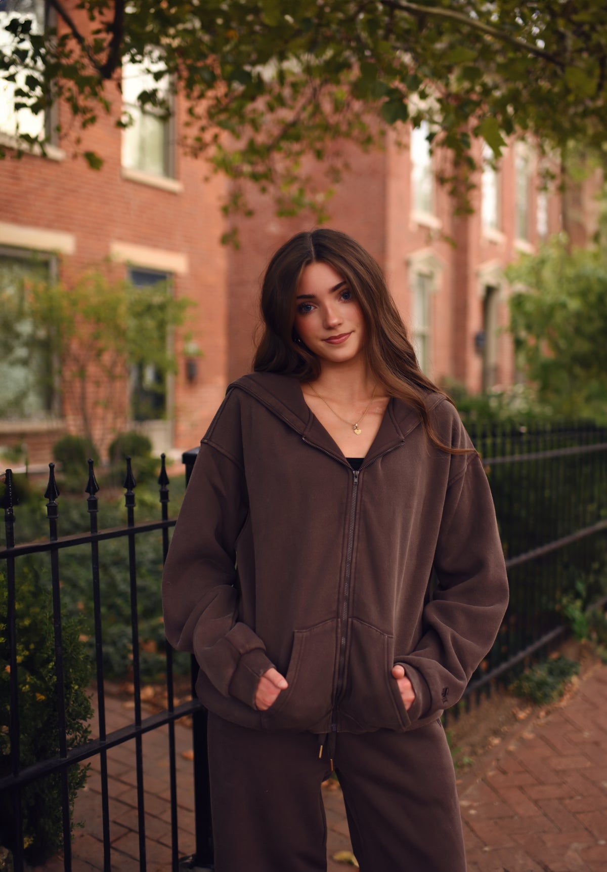 [New] Cocoa Fleece Zip-up Hoodie