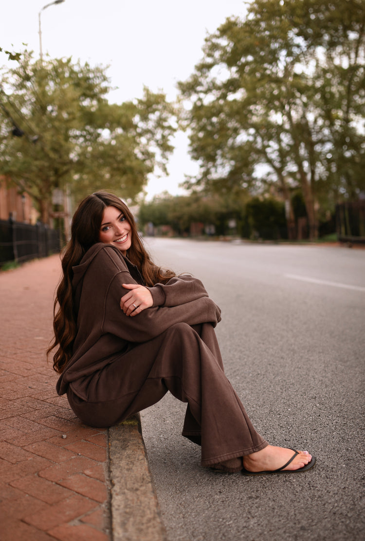 [New] Cocoa Fleece Zip-up Hoodie