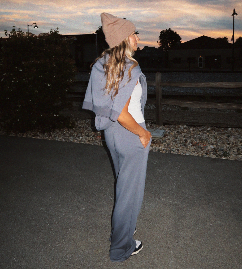 Slate Blue Sweatpants