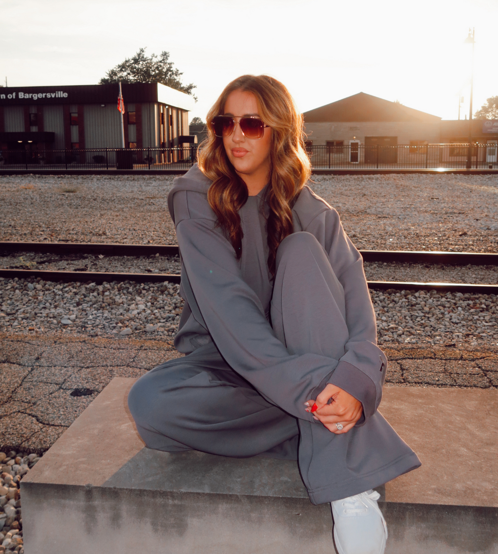 Slate Blue Sweatpants