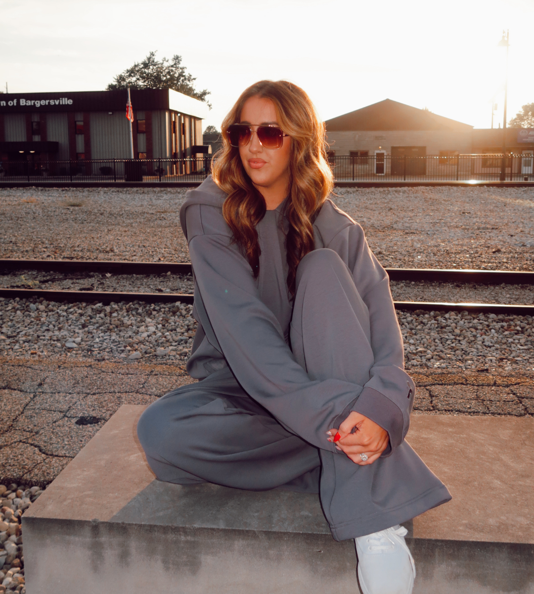 Slate Blue Sweatpants